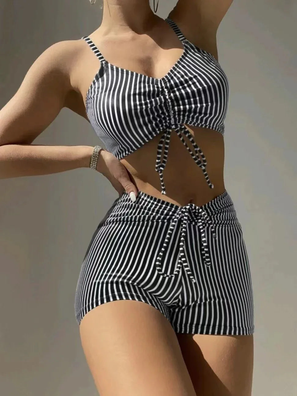 Women's High Waist Split Bikini Swimsuit - DanaFashionstore