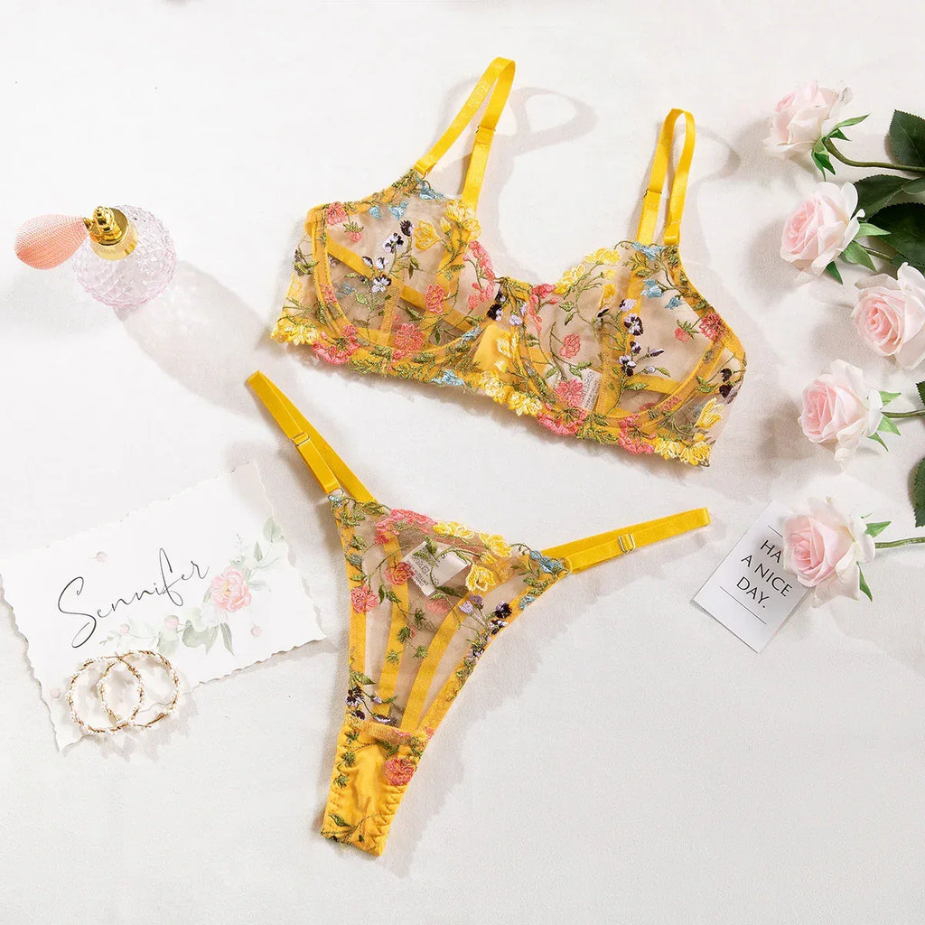 Women's Fashion Floral Underwear Suit - DanaFashionstore