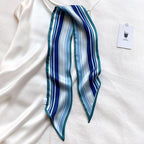 Narrow Long Strip Small Silk Scarf Women Fashion Leopard Pattern - DanaFashionstore