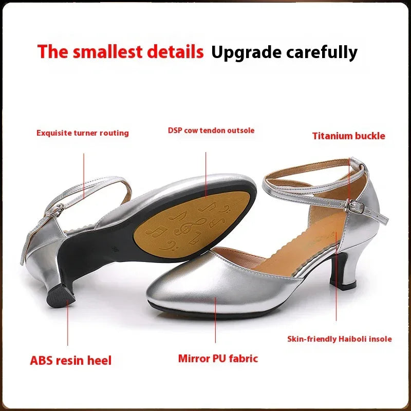 Latin Soft Bottom Square Dance Shoes Women - DanaFashionstore