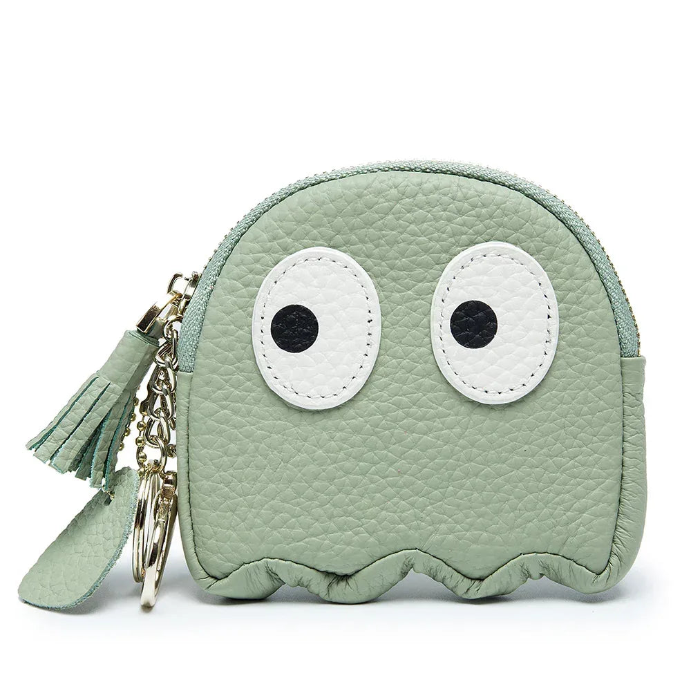 Genuine Leather Coin Purse Mini Cute Cowhide Coin Bag - DanaFashionstore