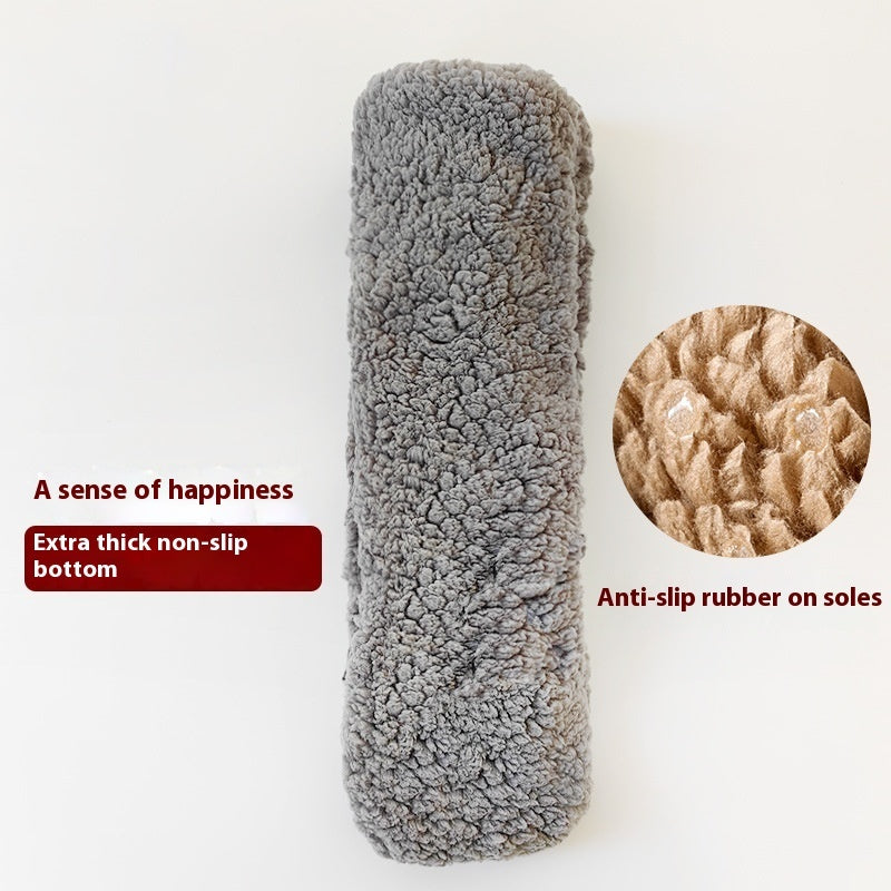 Winter Floor Socks Velvet Thicken Warm Coral Velvet Cute Socks Japanese-style Home Footwear Non-slip Socks New Year Gifts Winter Gadgets Dana Fashion