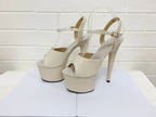 Summer New Patent Leather Fish Toe Shoes For Women High Heels Fine Sexy - DanaFashionstore