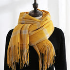 Women's Sweet Tassel Shawl Warm Cashmere Scarf - DanaFashionstore