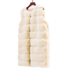 Fur Long Vest Cotton-padded Coat - DanaFashionstore
