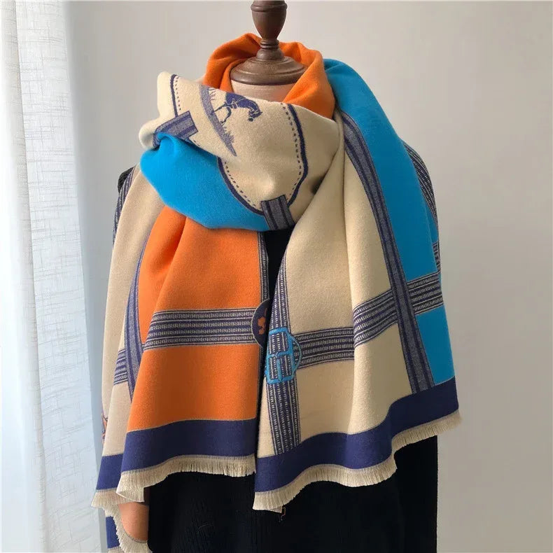 Women's Stitching Thickening Shawl Fashion - DanaFashionstore