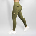 Workwear With Pocket Fitness Pants For Women High Elastic Tight - DanaFashionstore