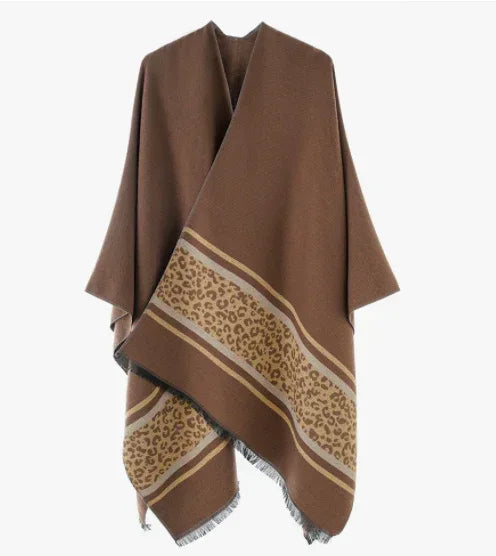 Women's Jacquard Silver Silk Shawl - DanaFashionstore