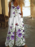 Casual Retro Personalized Printed Jumpsuit 2026 - Vintage Style Jumpsuit - DanaFashionstore