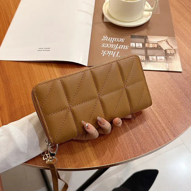 Rhombus Wallet Women's Long European And American Fashion - DanaFashionstore
