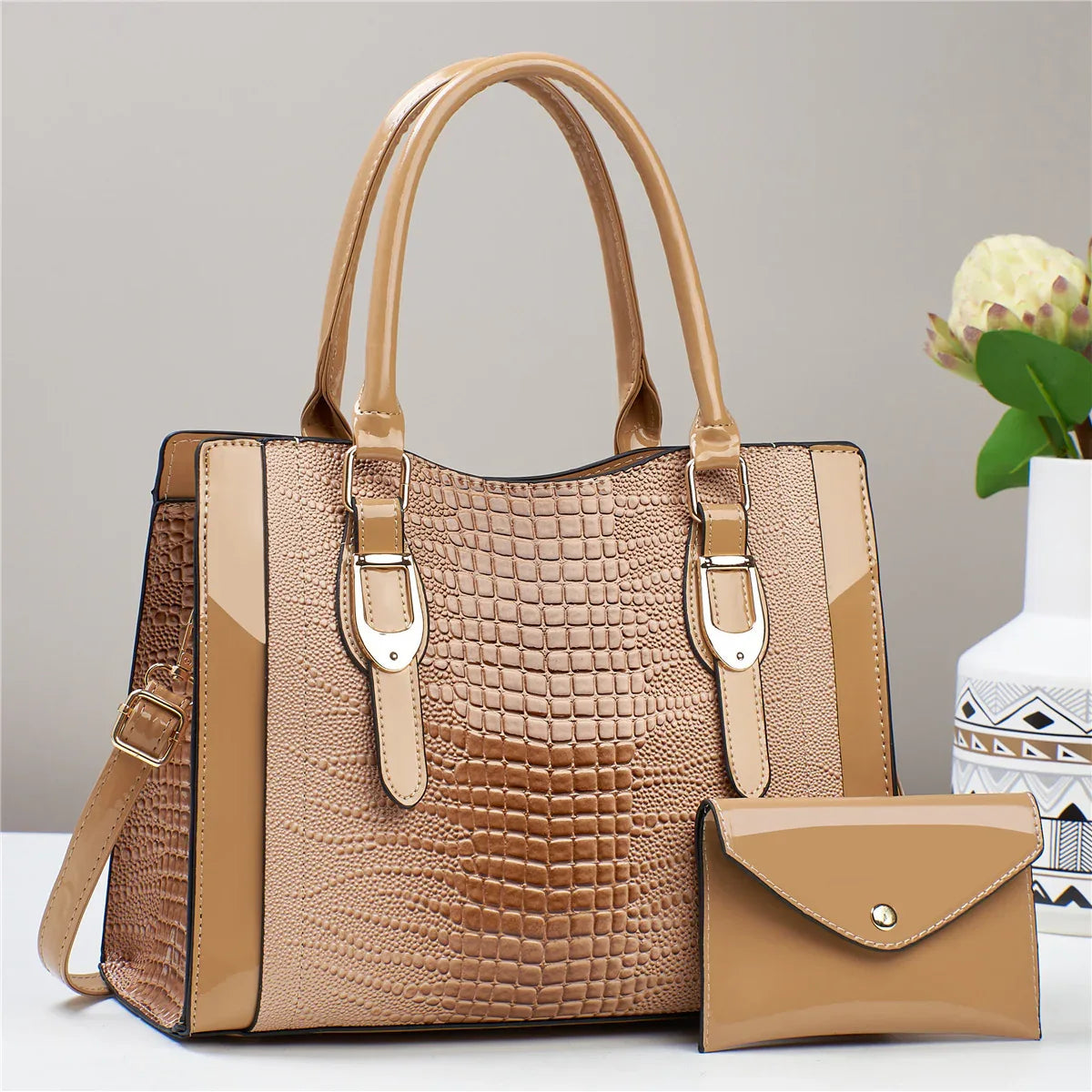 Two-piece Set Commuter Hand-carrying Bag Large Capacity Crossbody - DanaFashionstore