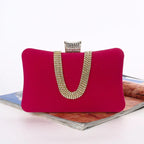 Suede European And American Food Bag U-shaped Diamond - DanaFashionstore