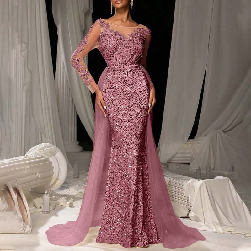Women's Dance Lace Party Evening Dress $73.04 Dana Fashion Color: Pink Size: L Women's clothing Product information: Color: dark brown, black, dark green, gold, pink Waist Type: Mid waist Size: S,M,L,XL,XXL,XXXL Skirt length: long skirt Fabric name: Polye