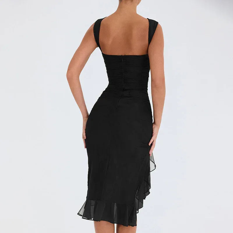 Summer Slim Skinny Sleeveless Dress For Women Fashion Party Club Dresses - DanaFashionstore