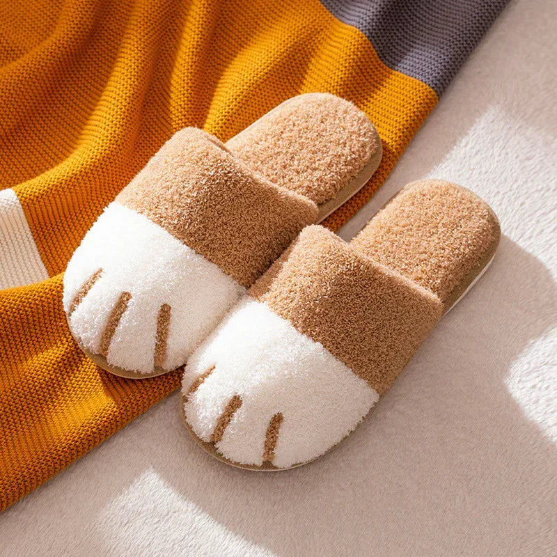 Cat's claw plush slippers - DanaFashionstore