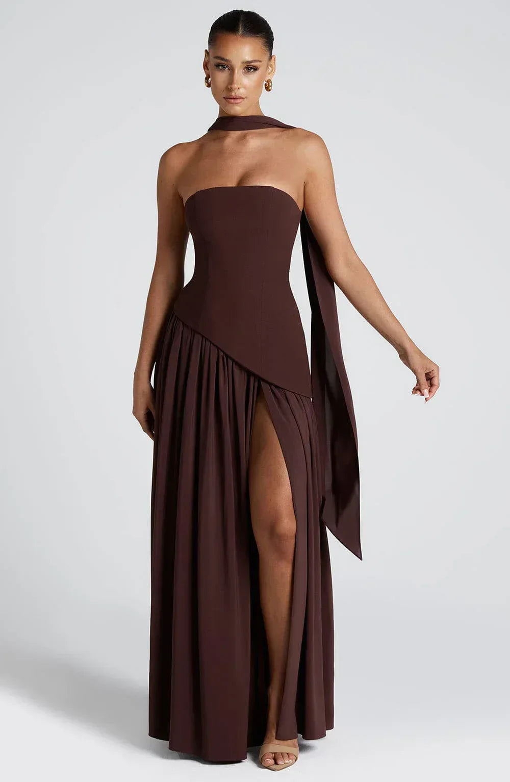 Color Matching Tube Top Dress 2026 - Sexy Off-Shoulder Summer Dress - DanaFashionstore