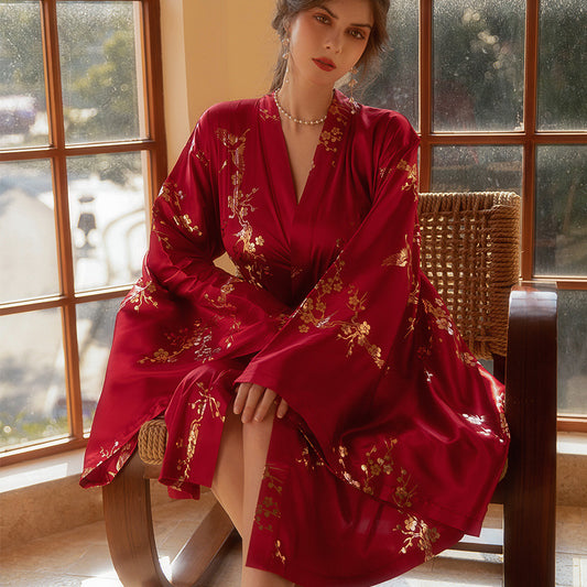 Women's Feather Nightgown Wedding - Dana Fashion