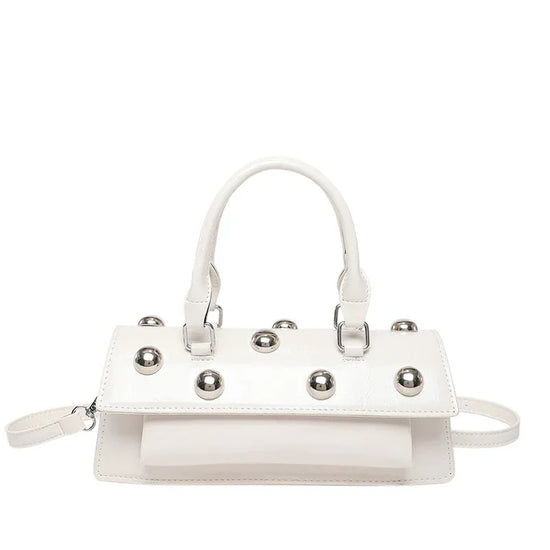 Fashion Rivet Handbag Women's Shoulder Messenger Tote Bag - DanaFashionstore