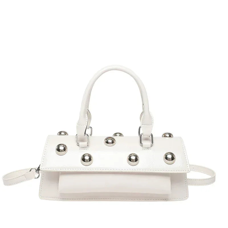 Fashion Rivet Handbag Women's Shoulder Messenger Tote Bag - DanaFashionstore