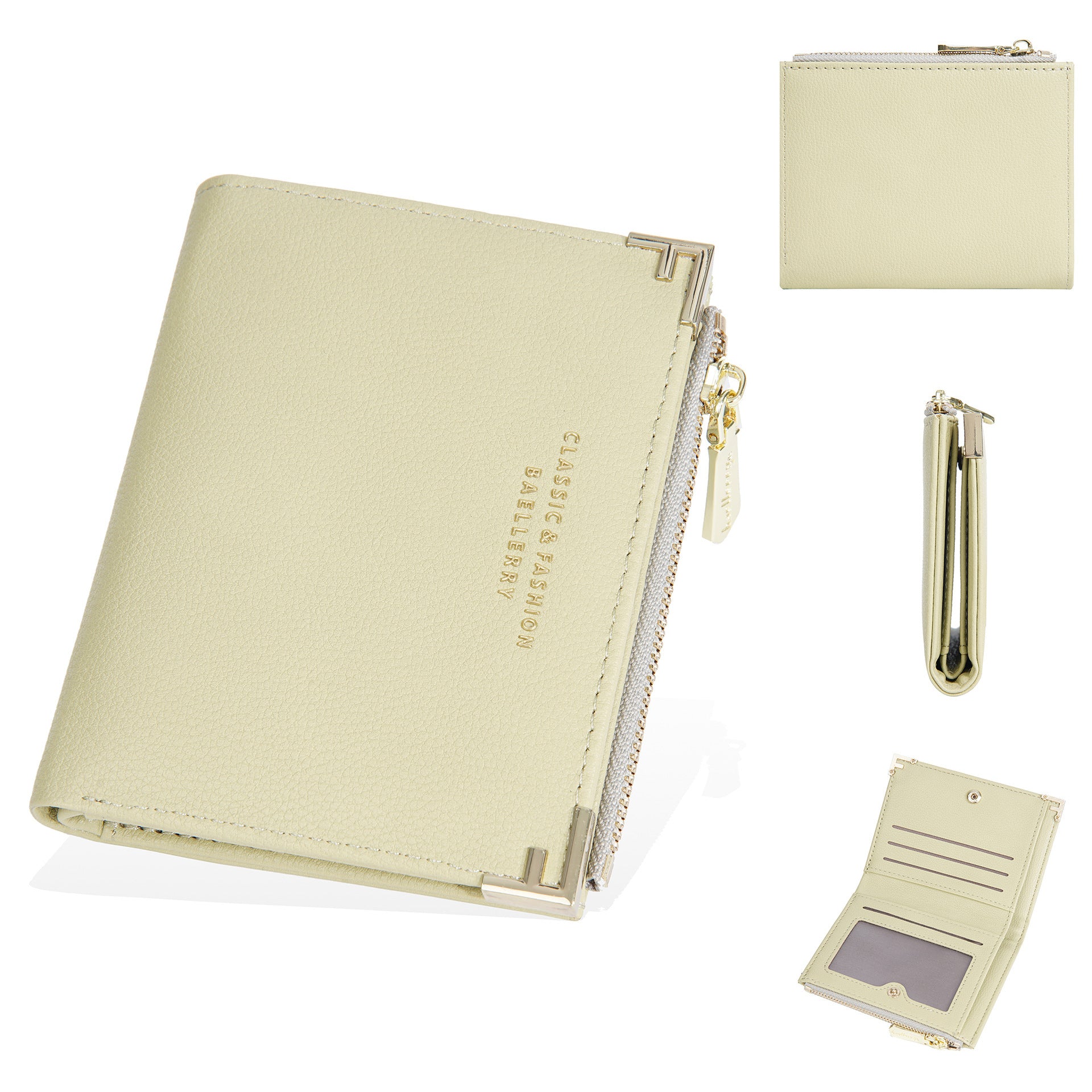 Women's Wallet Short Multiple Card Slots Zipper Bag Coin Purse - Dana Fashion