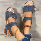 Slope-heeled Casual Thick Sandals - DanaFashionstore