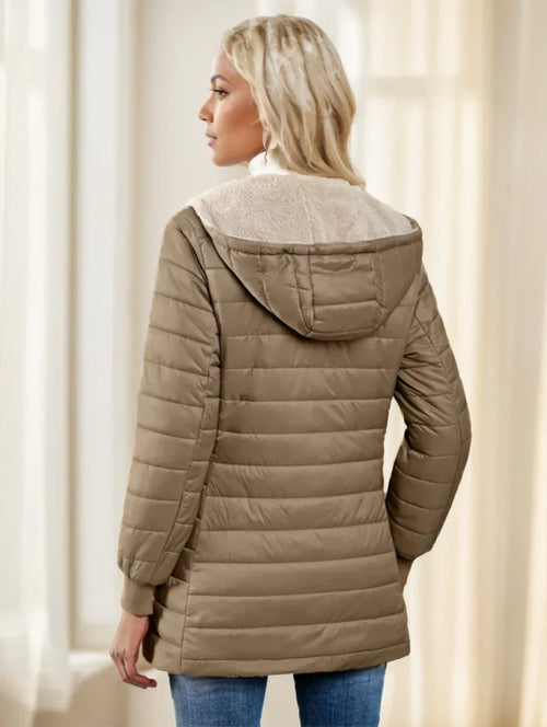 Aveloria Modichic Fleece Hooded Padded Coat 2026 - Casual Versatile Jacket - DanaFashionstore