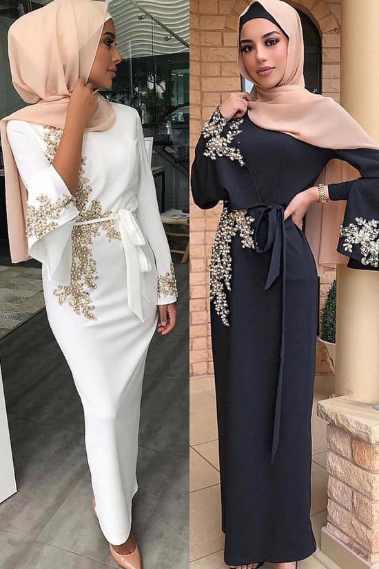 Muslim embroidered dress