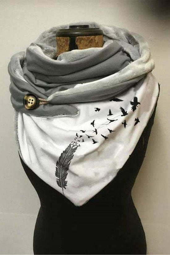 Women's Fashion Leisure Warm Clip Scarf