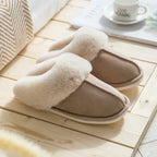 Suede cotton slippers - DanaFashionstore