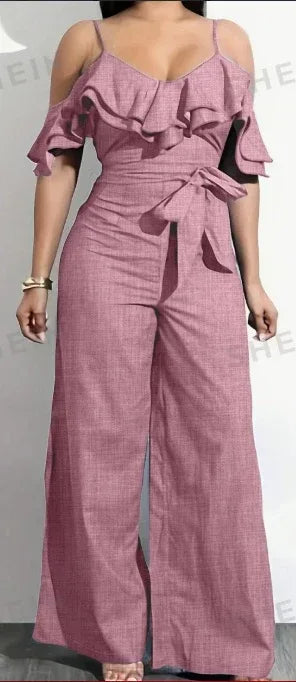 Solid Color Loose Casual Jumpsuit 2026 - Comfortable Everyday Jumpsuit - DanaFashionstore