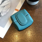 Coin Purse Women's Buckle First Layer Cowhide Coin Purse Key Case Carry Bag - DanaFashionstore