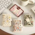 Women's Flower Oil Painting Retro Style Large Capacity Card Holder - DanaFashionstore