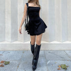 Fashionable Reversible Chiffon Suspender Dress For Women - DanaFashionstore