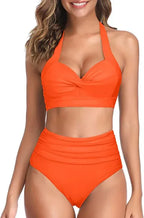Split Bow Bikini Seaside Vacation Swimwear - DanaFashionstore