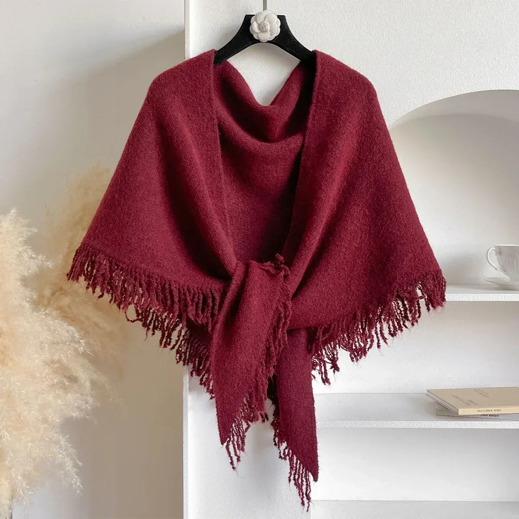 Autumn And Winter Solid Color All-match Warm Scarf - DanaFashionstore