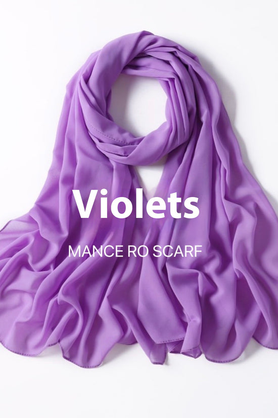 Pure Color Pearl Chiffon Scarf Headcloth Veil Chiffon Scarf