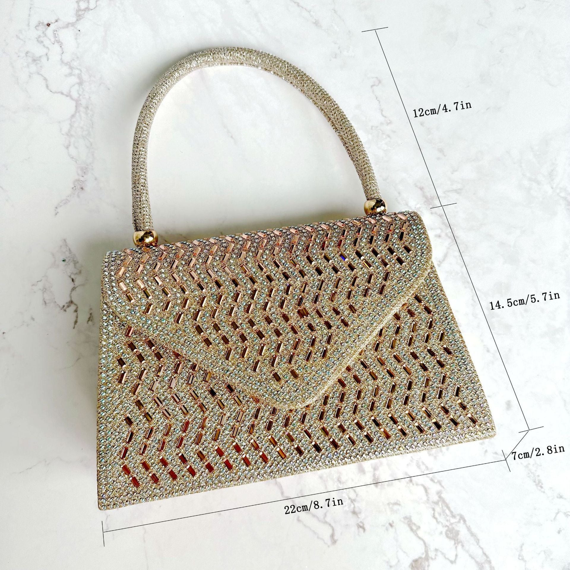 Ladies Hand Bag New Rhinestone Dinner - Dana Fashion