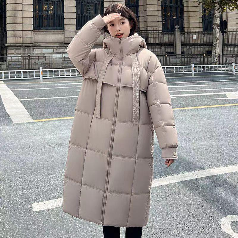 Padded Down Jacket Female Long Below The Knee - DanaFashionstore