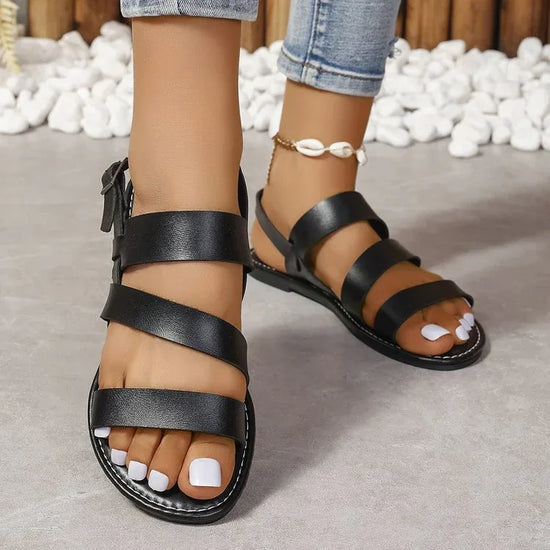 Fashion Round Toe European And American Beach Roman Women's Sandals - DanaFashionstore