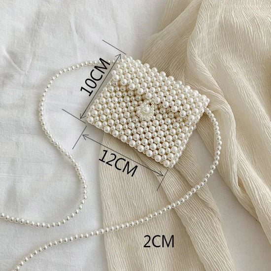 Pearl Bag Female Messenger Bag Wild Mini Retro Western Style Pearl - DanaFashionstore