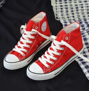 High-top canvas shoes - DanaFashionstore