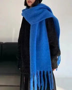 Women's Temperament Fashion Warm Solid Color Shawl Scarf - DanaFashionstore