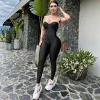 Fleece-Lined Yoga Jumpsuit 2026 - Long Sleeve Warm Tights - DanaFashionstore