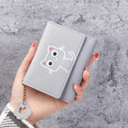 Women's Short Three-fold Cat Girls' Purse - DanaFashionstore