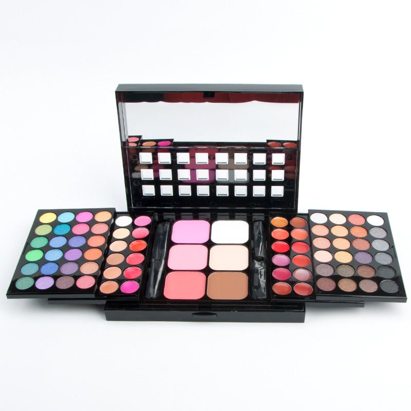 78 Colors Makeup Set Shading Powder Lipstick $54.37 Dana Fashion Color Classification: 78 Colors Eye Shadow makeup Product information: Color: as shown in the picture Style: 78-color push-pull eye shadow Category: Makeup Set Pattern: solid color Specifica