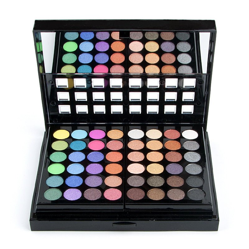 78 Colors Makeup Set Shading Powder Lipstick $54.37 Dana Fashion Color Classification: 78 Colors Eye Shadow makeup Product information: Color: as shown in the picture Style: 78-color push-pull eye shadow Category: Makeup Set Pattern: solid color Specifica