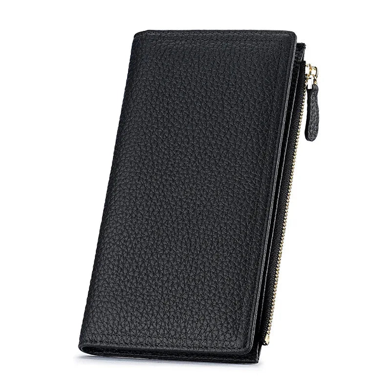 Women's Cowhide Anti-magnetic Anti-theft Long Wallet - DanaFashionstore
