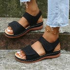 Slope-heeled Casual Thick Sandals - DanaFashionstore