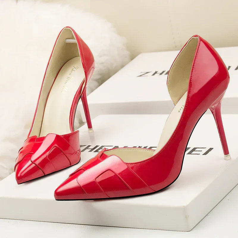 High Heels Stiletto High Heel Side Hollow - DanaFashionstore