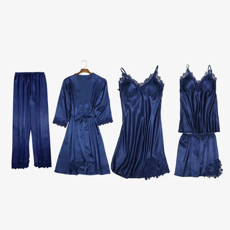Women's Suspenders Nightgown 2026 - Satin Sleepwear Dress - DanaFashionstore